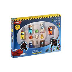 Set Figurine Among Us Crewmate Figures 8 Pack Deluxe Box 4cm S2 Random Au2270