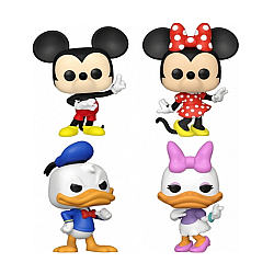 Set 4 100th Mickey Minnie Donald Daisy 10cm Special Edition