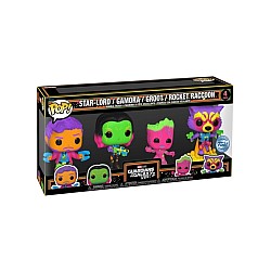 Set 4 Marvel Guardians Of The Galaxy Vol.2 Star Lord Gamora Groot Rocket Raccoon Blacklight 10cm