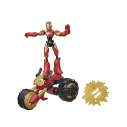 Marvel Avengers Bend And Flex Flex Rider Iron Man 2in1