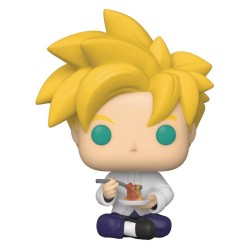 Pop Animation Dragon Ball Z S9 Super Saiyan Gohan With Noodles 9cm