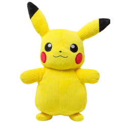 Pokemon Corduroy Pikachu W6 20cm