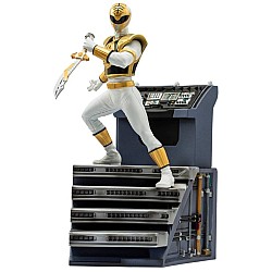 Iron Studios Bds Power Rangers White Ranger Art Scale 22cm