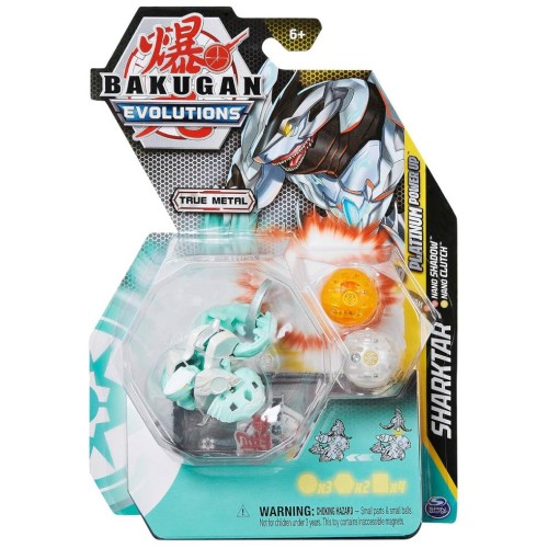 Bakugan Evolutions Platinum Power Up Sharktar Nano Shadow Nano Clutch (20138085)
