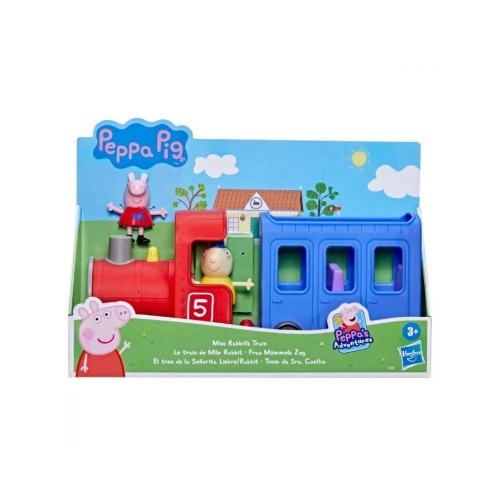 Trenul Peppa Pig Peppas Adventures Miss Rabbits