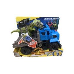 Car Jurassic World Dominion Break Out Dino Hauler Thrashing Action