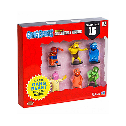 Gang Beasts Collectible Figures - 8 Pack Deluxe Box -including 2 Rare Hidden Characters (s1) (random) (gb2070)