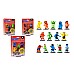 Set Figurine Gang Beasts Collectible Figures - 5 Pack -including 1 Rare Hidden Character (s1) Random