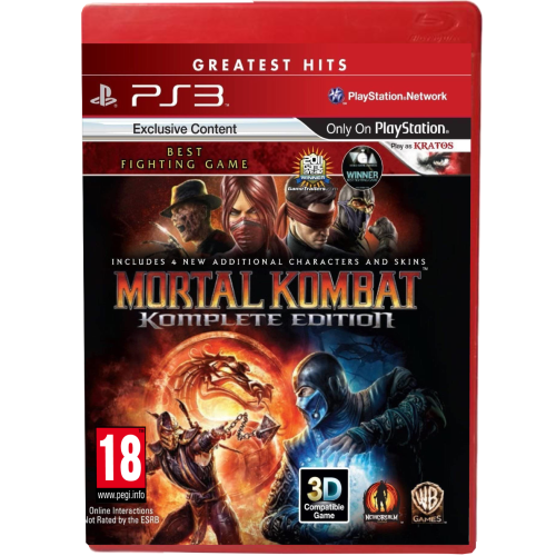 Mortal Kombat Komplete Edition Greatest Hits