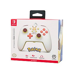 Controller Powera Enhanced Wired Pikachu Electric Type - Nsw