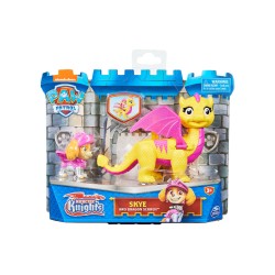 Set Paw Patrol Rescue Knights Skye And Dragon Scorch