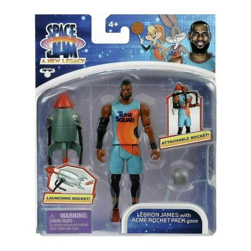 Space Jam A New Legacy Lebron James & Acme Rocket Pack 4000 12cm