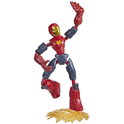 Marvel Avengers Bend And Flex Mission Iron Man 10cm