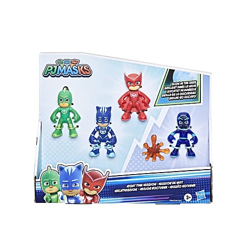 Set Pj Masks Hero Vs Villain Night Time Mission