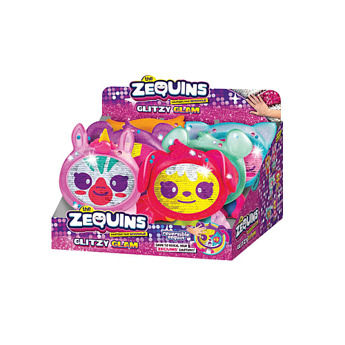 Preziosi The Zequins Animal Reversible Sequins 1 Random