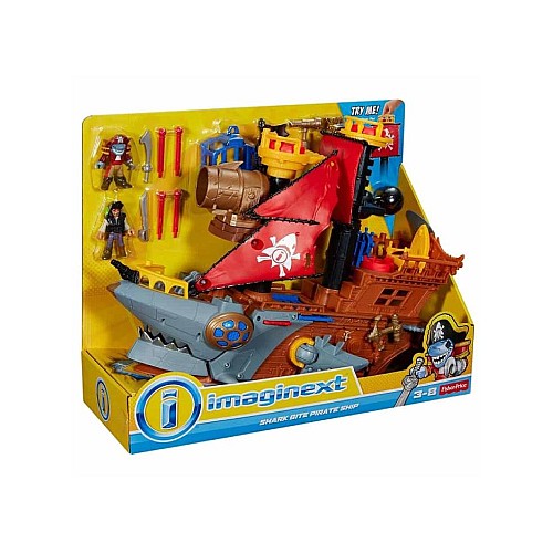Corabia Price Imaginext Shark Bite Pirate