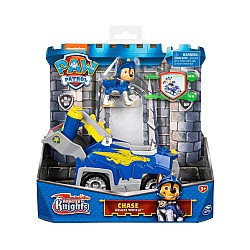 Vehicleul Paw Patrol Rescue Knights Chase Deluxe Themed