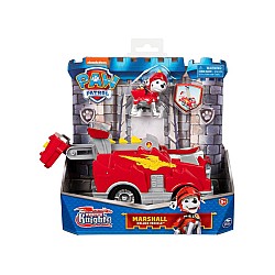 Vehicleul Paw Patrol Rescue Knights Marshall Deluxe Themed