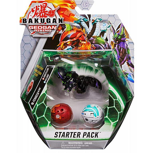 Bakugan Geogan Rising Fenneca Ultra Crustillion Nillious Starter Pack (20135563)