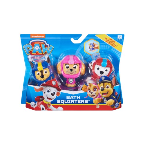 Set 3 Paw Patrol Bath Squirters