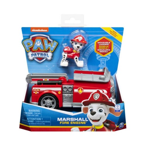 Paw Patrol Marshall Fire Engine Vehicle With Pup