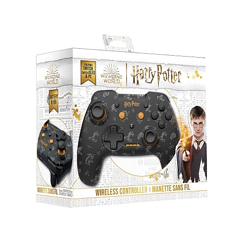 Controller Harry Potter Wireless Black Nsw