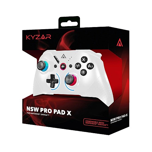 Controller Kyzar Switch Pro White Nsw