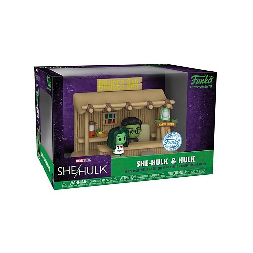 Set Mini Moments She Hulk And Hulk 9cm