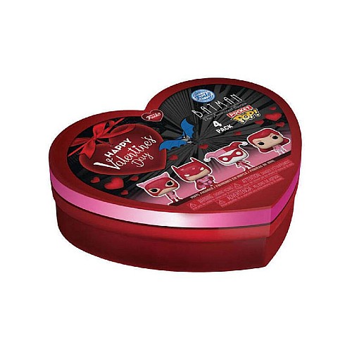 4 Pack Pocket Pop! Dc Happy Valentines Day Box
