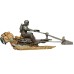 Iron Studios Deluxe The Mandalorian Mando On Speederbike 18cm