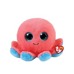 Plus Ty Beanie Boos Sheldon The Coral Octopus 15cm