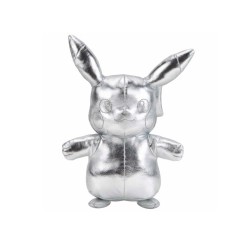 Plus Pokemon Silver Pikachu 25th Celebration 30cm