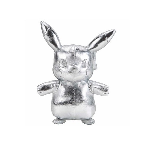 Plus Pokemon Silver Pikachu 25th Celebration 30cm