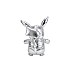Plus Pokemon Silver Pikachu 25th Celebration 30cm