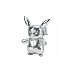 Plus Pokemon Silver Pikachu 25th Celebration 30cm
