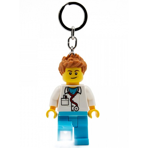 Keychain Lego Led Male Doctor
