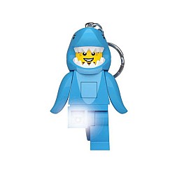 Keychain Lego Led Shark Suit Guy