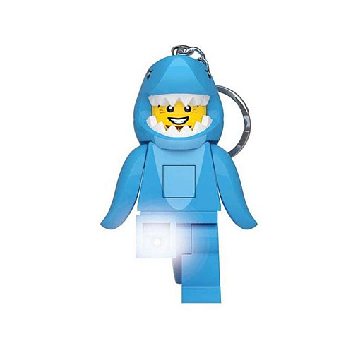 Keychain Lego Led Shark Suit Guy