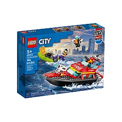 Lego City Fire Rescue Boat (60373)