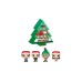Funko Pocket Pop! 4-pack The Office Happy Holidays Tree Box