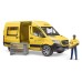 Car Bruder Mb Sprinter Dhl With Driver (br2671)