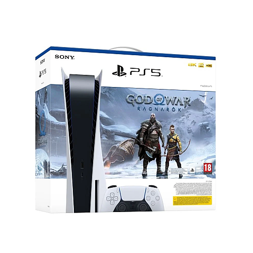 Consola Playstation 5 Standard Edition 825 Gb Disc + Joc Ps5 God Of War Ragnarok