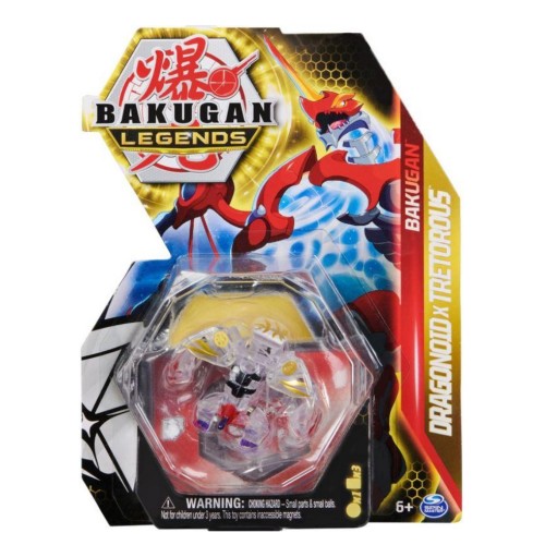 Bakugan Spin Master Legends Dragonoid X Tretorous (transparent) Core Ball (20140514)