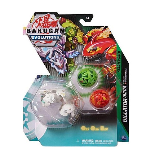 Bakugan Starter Pack S4 Gillator Ultra Wrath & Warrior Whale