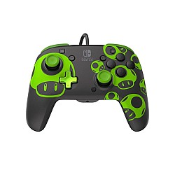 Controller Pdp Rematch Wired 1up Glow In The Dark - Nsw