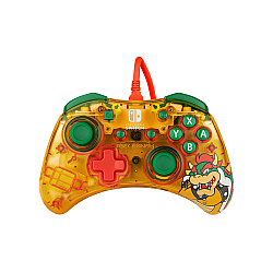 Controller Rock Candy Wired Bowser - Nintendo Switch