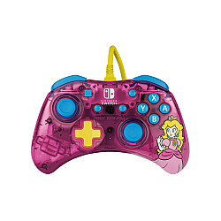 Controller Rock Candy Wired Peach - Nintendo Switch