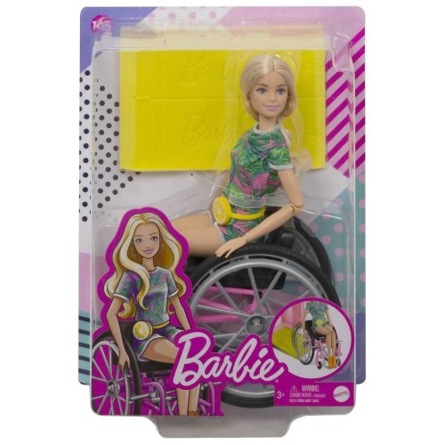 Doll Barbie Wheelchair With Accessory (grb93)