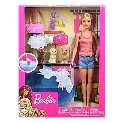 Doll Barbie Puppy Bath Time (gdj37)