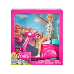 Doll Barbie And Scooter (gbk85)